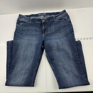 Wrangler boot cut jeans blue dneim 20w x 32 womens‎ denim 5121